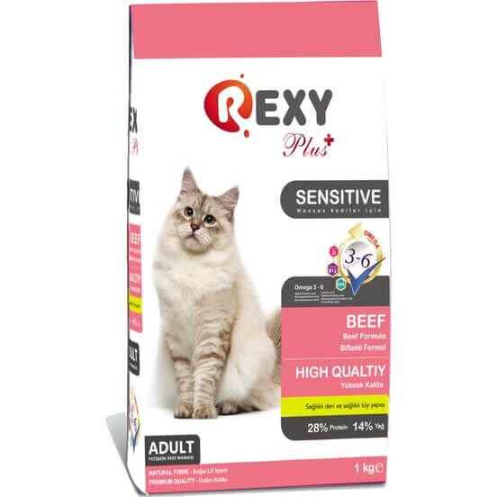 Rexy 1 Kg Biftekli Kedi Maması