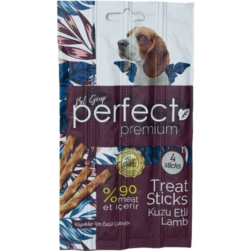 Perfect Premium Kuzu Etli Köpek Ödül Maması - Çubuğu (4 Çubuk)