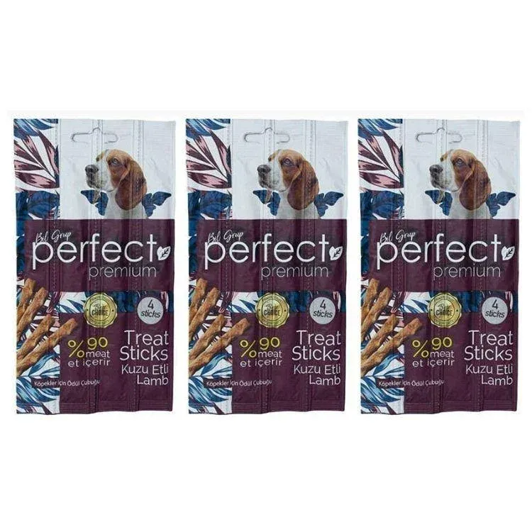 Perfect Premium Kuzu Etli Köpek Ödül Çubuğu 20 gr (3'lü Gönderim)