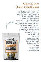 Mama Mix Nemli Tam Yağlı Mama - 1 Kg (Ultra Lüks Kuş Yemi)