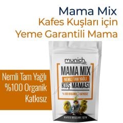 Mama Mix Nemli Tam Yağlı Mama - 1 Kg (Ultra Lüks Kuş Yemi)