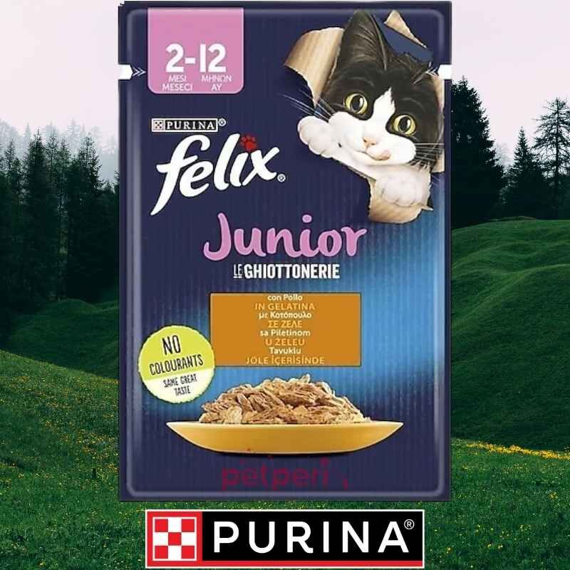 Felix Yavru Kedi Maması 85 Gr. Pouch (Tavuklu)