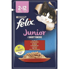 Felix Yavru Kedi Maması 85 Gr. Pouch (Sığır Etli)