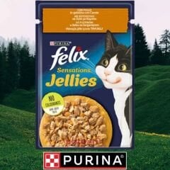 Felix Sensations Havuçlu Jöle - Tavuklu 85 Gr. Pouch