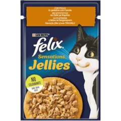 Felix Sensations Havuçlu Jöle - Tavuklu 85 Gr. Pouch