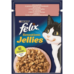 Felix Sensations Karidesli Jöle - Somonlu 85 Gr. Pouch