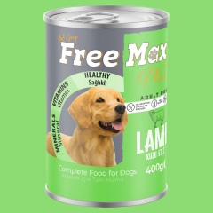 Free Max Kuzu Etli Köpek Konservesi 400 Gr. (12 ADET)