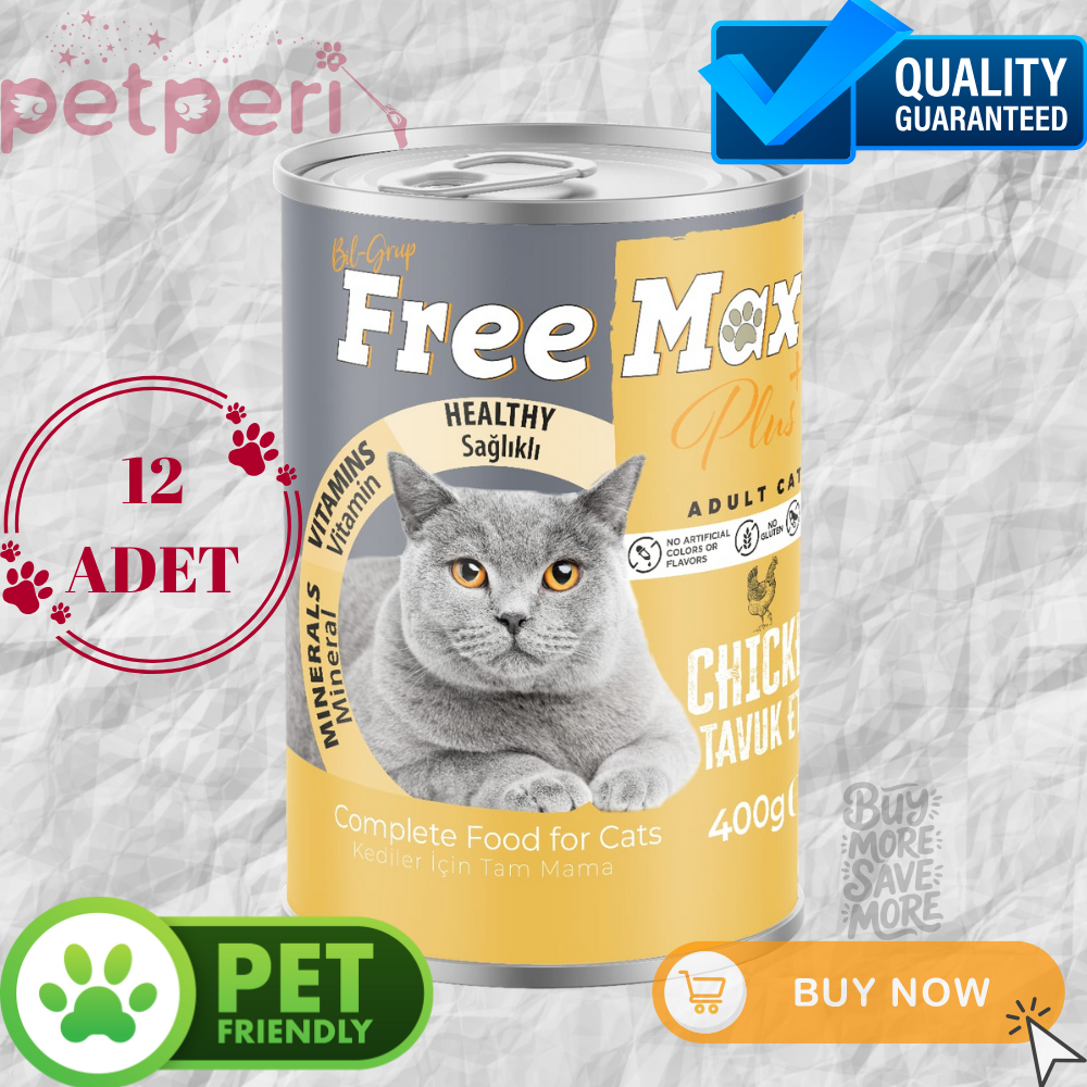 Free Max Tavuklu Kedi Konservesi 400 Gr.