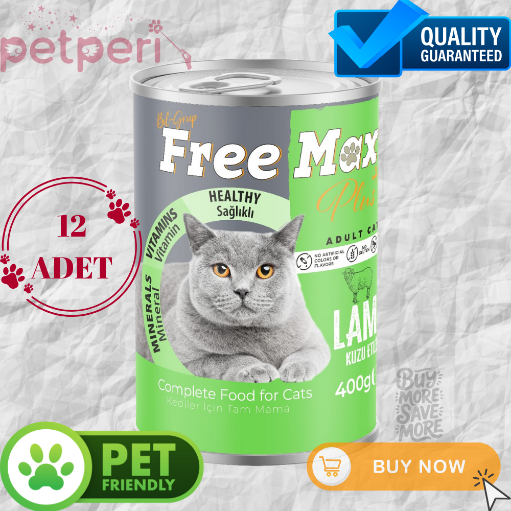 Free Max Kuzu Etli Kedi Konservesi 400 Gr.