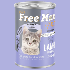 Free Max Kuzu Etli Yavru Kedi Konservesi 400 Gr.