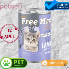 Free Max Kuzu Etli Yavru Kedi Konservesi 400 Gr.