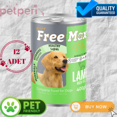 Free Max Kuzu Etli Köpek Konservesi 400 Gr.