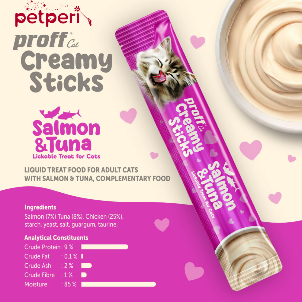 Proff Creamy Ödül Maması Somonlu & Ton Balıklı