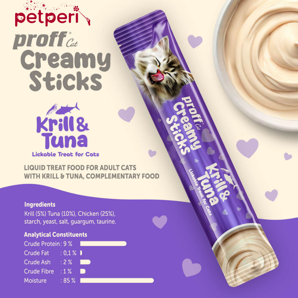 Proff Creamy Ödül Maması Krill & Ton Balıklı